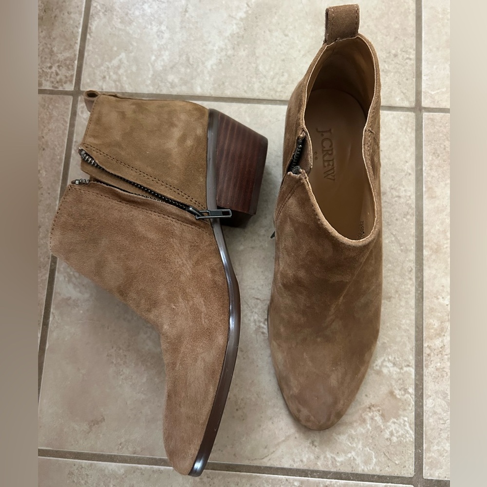 J Crew Brown Suede Boots